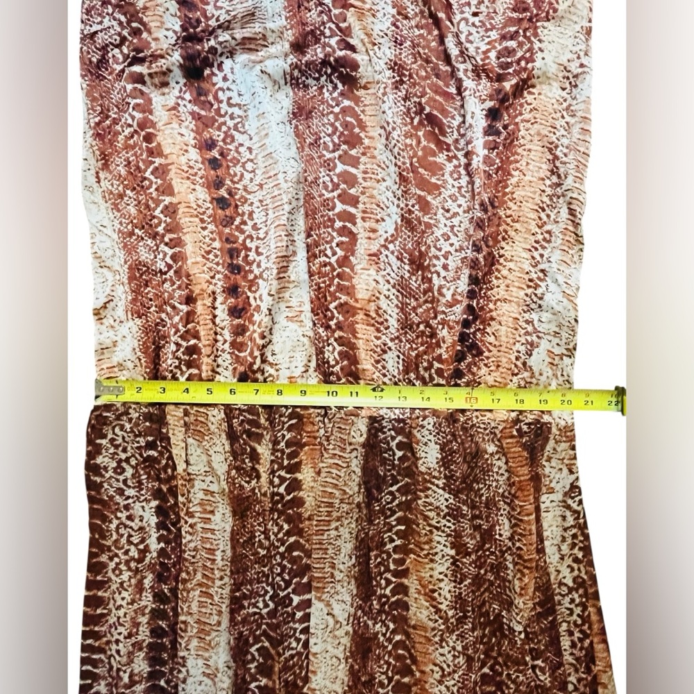 Anthropologie Sleeveless Sheer Midi Dress XL Women's Casual Printed NWT - Picture 6 of 15